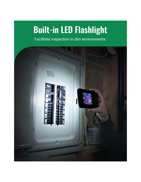 Cámara Térmica HSFTOOLS HP96, 240x240, Pantalla 3.5"