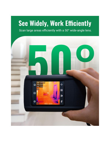 Cámara Térmica HSFTOOLS HP96, 240x240, Pantalla 3.5"