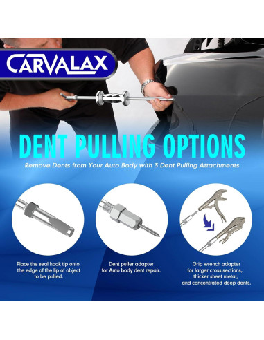 Juego de Extractores de Martillo Deslizante CARVALAX 20 Pzas