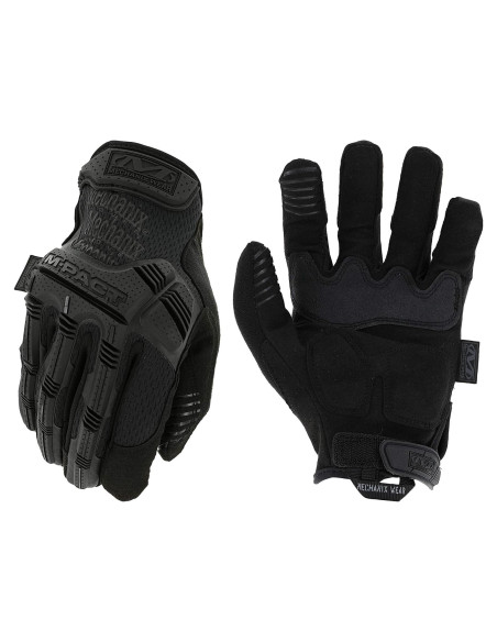 Guantes Tácticos Mechanix Wear M-Pact Covert Negros Medianos