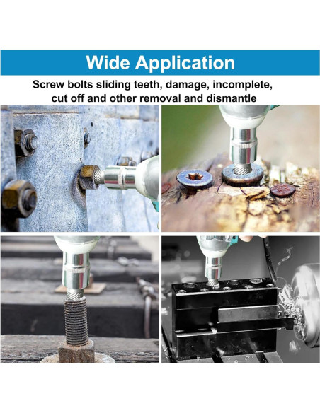 Kit de Extractores de Tornillos 25 Piezas GMTOOLS Hexagonal