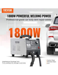 Kit de Reparación de Abolladuras VEVOR 1.8KW 220V 7 Modos 2