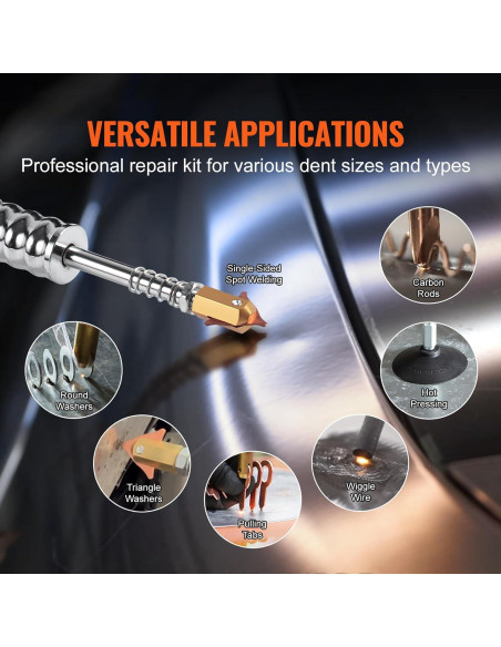 Kit de Reparación de Abolladuras VEVOR 1.8KW 220V 7 Modos