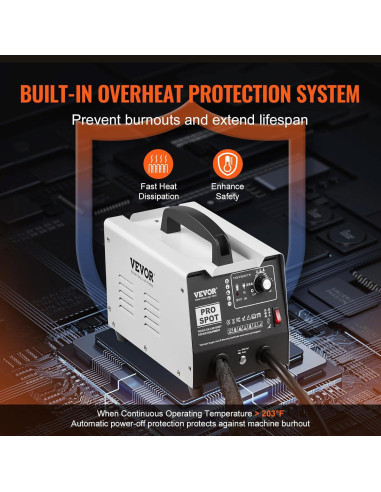 Kit de Reparación de Abolladuras VEVOR 1.8KW 220V 7 Modos