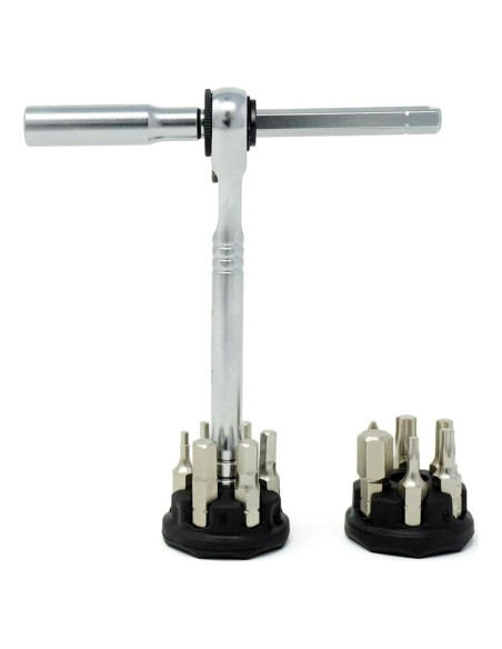 Kit de Carraca T-Handle Prestacycle Pro con Puntas Hexagonales