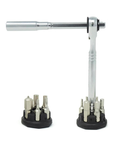 Kit de Carraca T-Handle Prestacycle Pro con Puntas Hexagonales