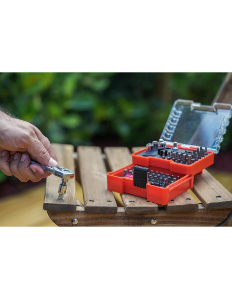 Juego de Llaves de Carraca Mini GENÉRICO 58 Piezas S2