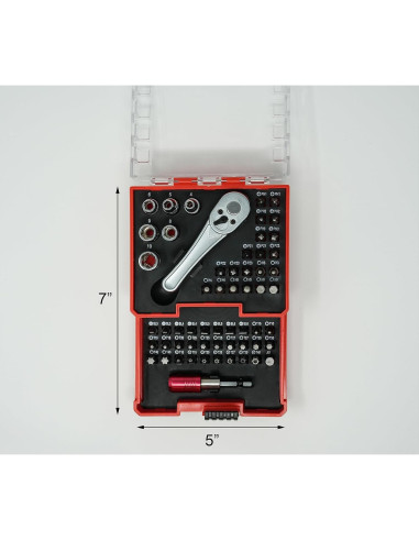 Juego de Llaves de Carraca Mini GENÉRICO 58 Piezas S2