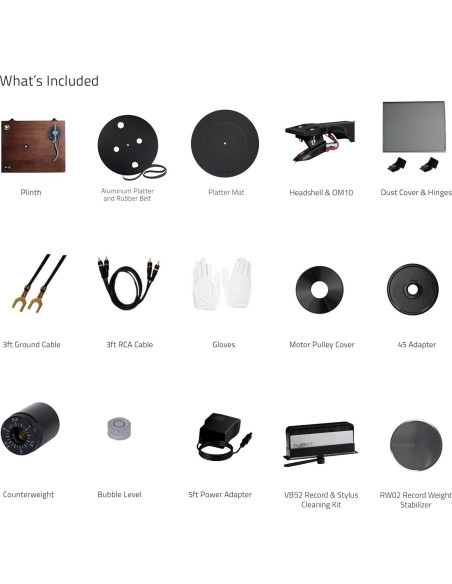 Giradiscos Fluance RT82 HiFi con Cartucho Ortofon OM10