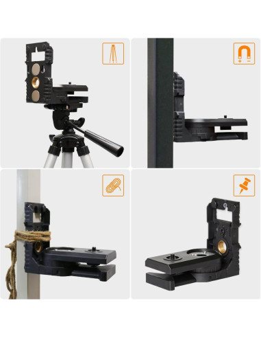 Adaptador de nivel láser Huepar LWUS-PV3 con base magnética