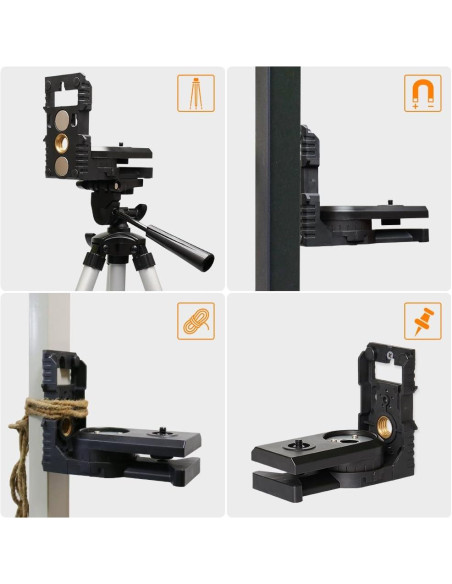 Adaptador de nivel láser Huepar LWUS-PV3 con base magnética