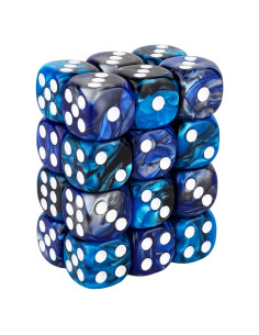 Set de 24 Dados D6 Acrílico 16mm con Bolsa LAMJAM