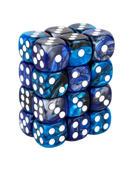 Set de 24 Dados D6 Acrílico 16mm con Bolsa LAMJAM