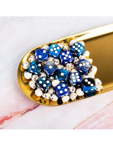 Set de 24 Dados D6 Acrílico 16mm con Bolsa LAMJAM