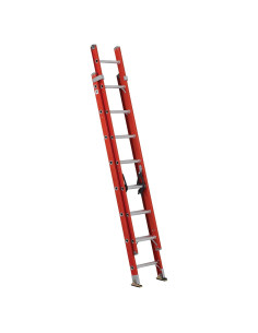 Escalera de extensión Louisville 4,88 m fibra de vidrio 300 kg