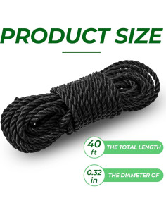 Cuerda de Reemplazo Sconva 6316509 para Escalera 0,79 cm 2