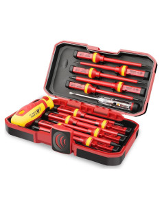 Juego de Destornilladores Aislados HURRICANE 13 Piezas 1000V