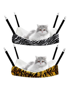 Hamaca Colgante Reversible Jetec para Gatos 2 Piezas M