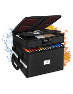 Caja de Archivos ETRONIK 2 Capas a Prueba de Fuego 42L