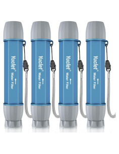 Paquete de 4 Filtros de Agua Yuclet, Purificador Portátil