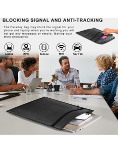 Paquete 5 Bolsas Faraday BeautyBucket, Anti-Rastreo y a Prueba de Agua 2