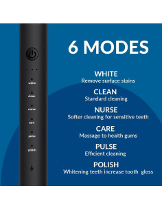 Cepillo de Dientes Eléctrico SUNPRO Sonic Recargable 6 Modos 2