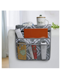 Organizador de reposabrazos MDSTOP Gris 81x33 cm con bandeja