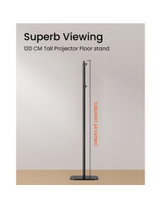 Soporte para Proyector Aurzen 120 cm Altura 8,16 kg Estable 2