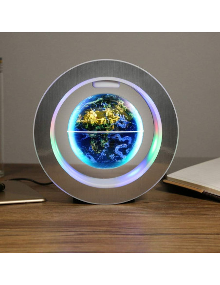 Globo Flotante Magnético KAIMC 10 cm con Luz LED