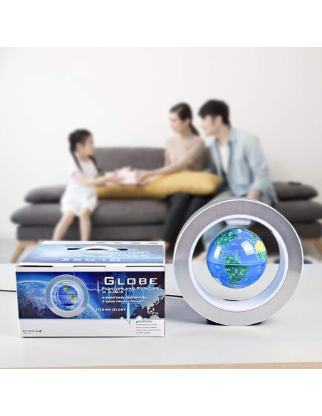 Globo Flotante Magnético KAIMC 10 cm con Luz LED