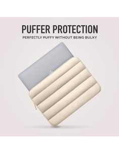 Funda para Laptop VANDEL Puffy 13-14" Acolchada Arena 2