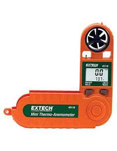 Anemómetro Térmico Extech 45118 Impermeable Portátil
