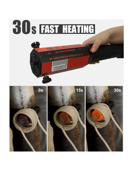 Calentador de Inducción Flieeya 1200W 8 Bobinas LED