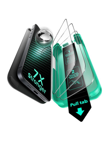 ESR Cristales 9H+ para iPhone 16 Pro Max - Paquete de 3