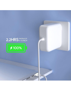 Cargador MacBook Air Mag2 T-Tip 45W Compatible 2012-2017 2