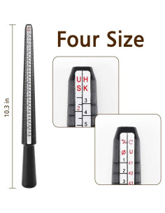 Kit Medidor de Tamaño de Anillo Accmor con Cintas 2