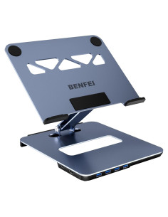Soporte para Laptop BENFEI 6 en 1 HDMI 4K USB C Ajustable
