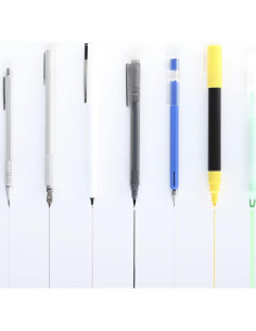 Pluma Fuente MUJI Aluminio Negro 0.5mm Eje Redondo 2