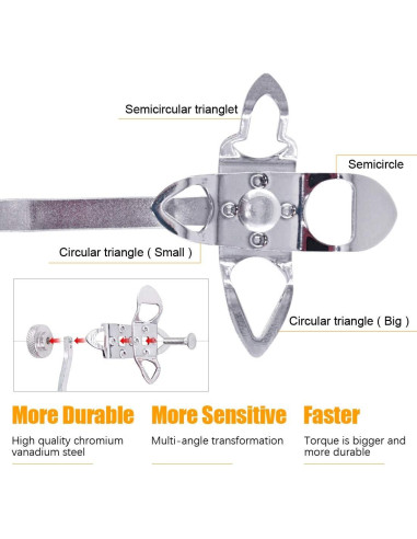 Kit de herramientas para instalación de parabrisas Rustark 12 piezas