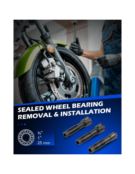 Kit de Herramientas para Rodamientos de Rueda Orion 18 Piezas