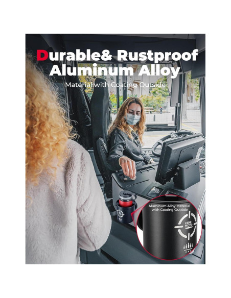 Soporte Magnético KEMIMOTO para Tazas y Botellas 2.67-9.8 cm