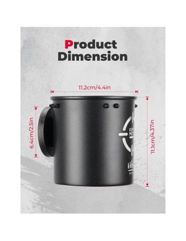 Soporte Magnético KEMIMOTO para Tazas y Botellas 2.67-9.8 cm