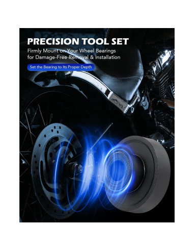 Kit de Herramientas para Rodamientos de Rueda Orion 18 Piezas