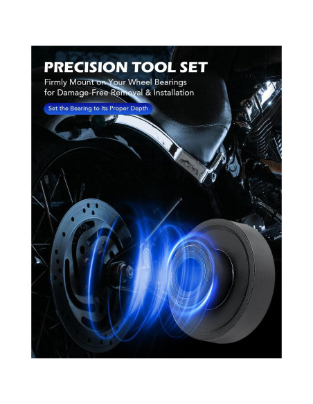 Kit de Herramientas para Rodamientos de Rueda Orion 18 Piezas