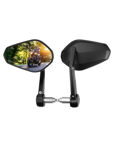 Espejos de Manillar KEMIMOTO 360 Aluminio 12.7x7.87cm