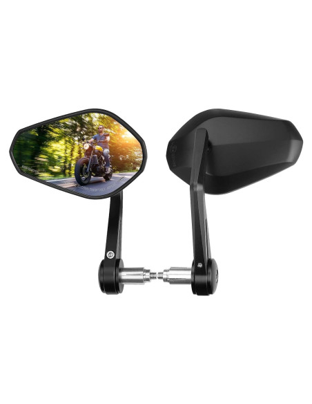 Espejos de Manillar KEMIMOTO 360 Aluminio 12.7x7.87cm