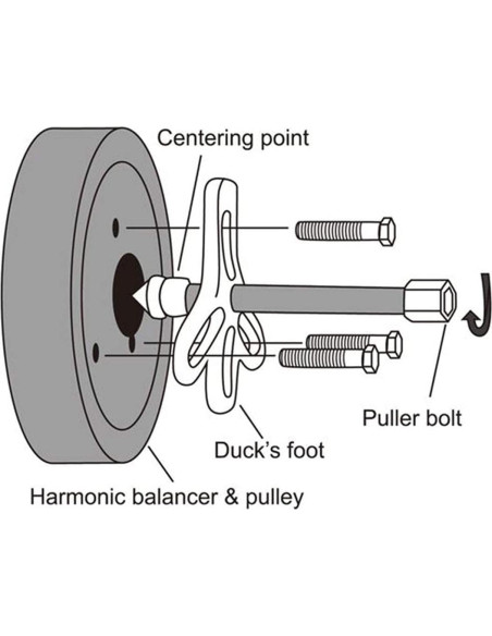 Juego de Extractores de Volante Thorstone 46 Piezas Multifuncional