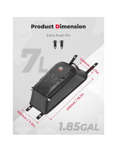 Bolsa de Almacenamiento KEMIMOTO EVA 1.85 Galones UTV