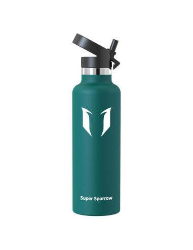 Botella de Agua Super Sparrow 750 ml Aislada Ergonómica