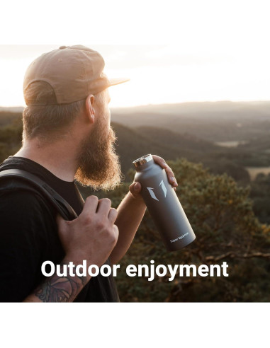 Botella de Agua Super Sparrow 750 ml Aislada Ergonómica